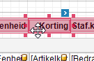 Selectie veld korting