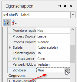 Aanpassen zichtbaarheid