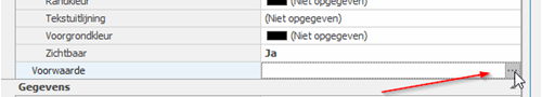 Veld voorwaarde