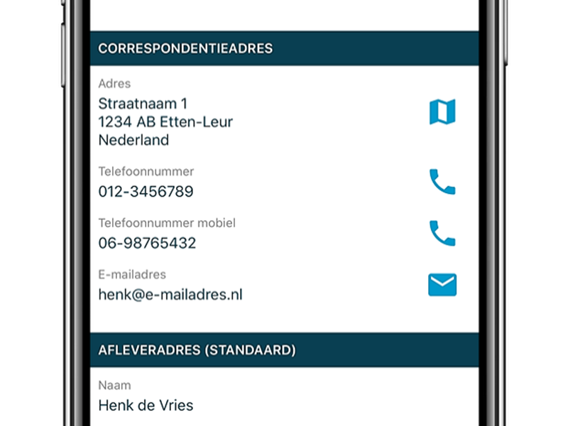 Opvragen relatiegegevens