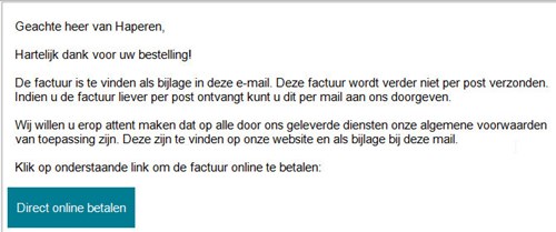Link online betalen