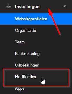 Instellingen notificaties